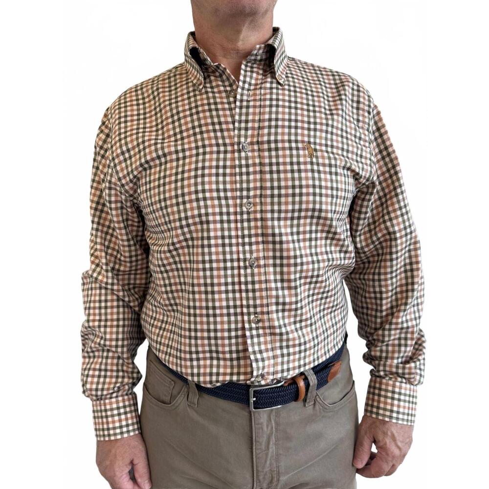 NEW SOUTHERN CASANOVA hickory bend check button down shirt in multi